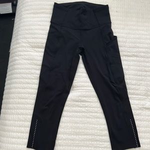 Lululemon fast & free high rise crop